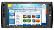 Планшет Archos 9: сенсорный 9 дюймов экран,  Intel Atom и Windows 7