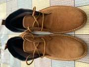 Замшевые осенние мужские ботинки